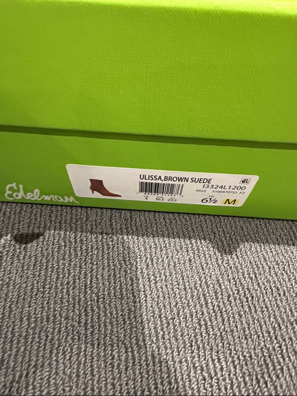 NIB San Edelman Ulissa in Brown Suede - Picture 11 of 14